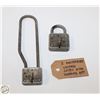 Image 1 : VINTAGE MASTERCRAFT LOCKS LOT (2) WITH KEYS