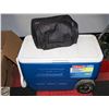Image 1 : COLEMAN WHEELED 50QT COOLER W/THERMOS LUNCH BAG