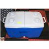 Image 1 : LARGE BLUE/WHITE COOLER