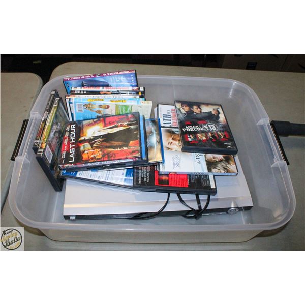 DAYTEK DVD PLAYER & MOVIES