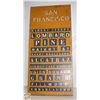 Image 1 : SAN FRANCISCO WOOD BISTRO ART (L 41.5” X W 19.5)