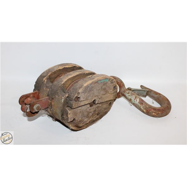 ANTIQUE PULLEY