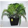 Image 1 : VARIOUS ARTIFICIAL PLANTS ,10 IN SQUARE CONTAINER,