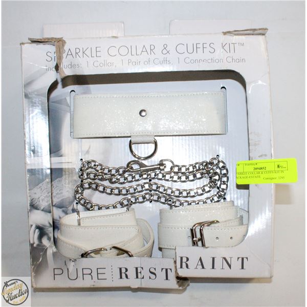 SPARKLE COLLAR & CUFFS KIT IN PACKAGE-ESTATE