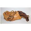 Image 1 : VINTAGE LEATHER DUFFLE BAG & LEATHER VINTAGE