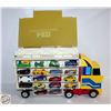 Image 1 : DIECAST CARS WITH TRANSPORT CAR CARRIER TRUCK