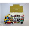 Image 2 : DIECAST CARS WITH TRANSPORT CAR CARRIER TRUCK