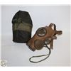 Image 1 : VINTAGE MILITARY GAS MASK & CANTEEN TOGETHER