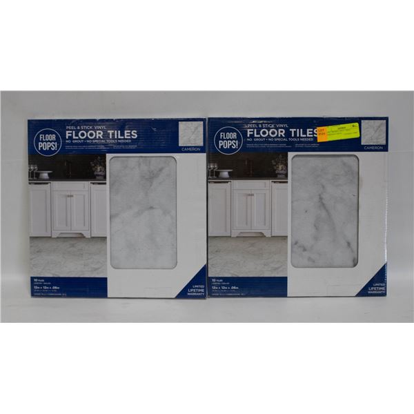 NEW 2 BOXES 12" X 12" SELF ADHESIVE VINYL