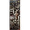 Image 1 : 23" X 70" SNOWY CAB SCENE WALL ART CANVAS