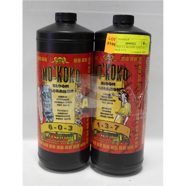 MO'KO'KO 1 L BLOOM A 6-0-3 W/1 L BLOOM B 1-3-7
