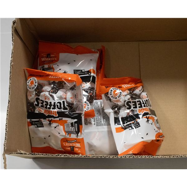 SIX BAGS OF WALKERS ENGLISH TOFFEE