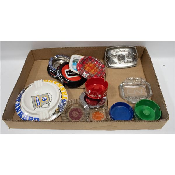 BUNDLE OF ASHTRAYS FROM ESTATE COLLECTION