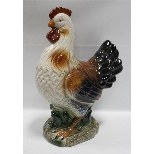 CERAMIC/PORCELAIN ROOSTER STATUE