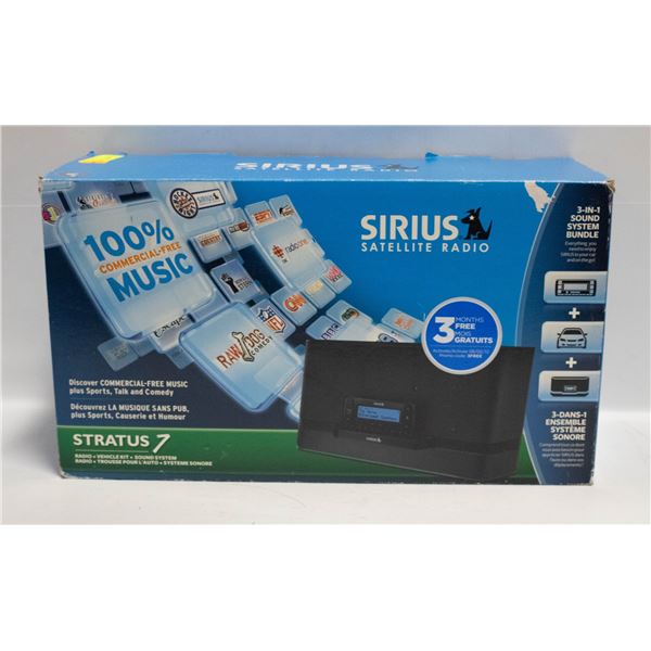 SIRIUS SATELLITE RADIO STRATUS 7 SOUND