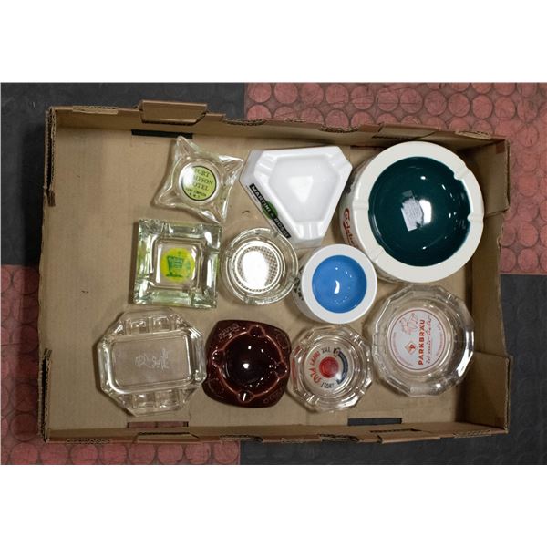 BUNDLE OF ASHTRAYS FROM ESTATE COLLECTION
