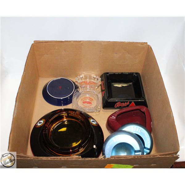 BUNDLE OF ASHTRAYS FROM ESTATE COLLECTION
