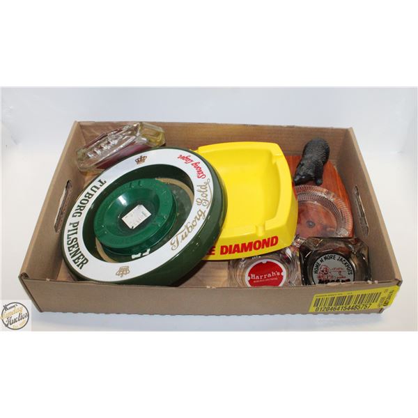 BUNDLE OF ASHTRAYS FROM ESTATE COLLECTION