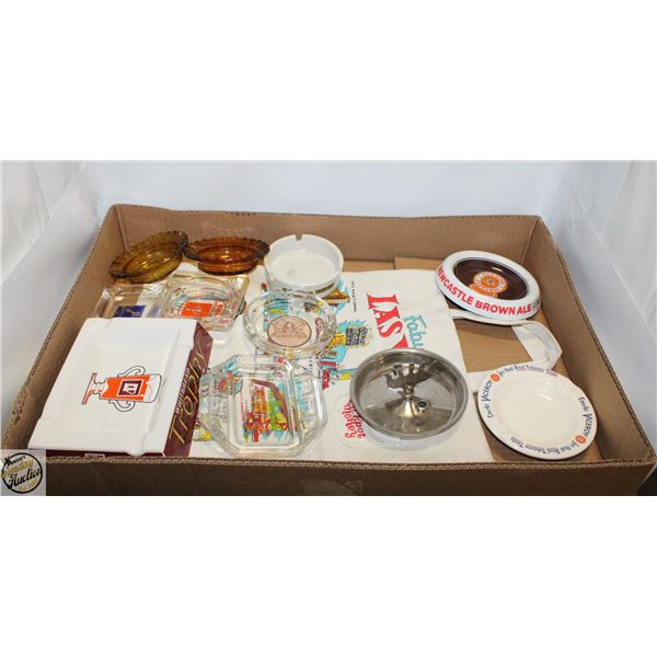 BUNDLE OF ASHTRAYS FROM ESTATE COLLECTION