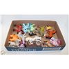 Image 1 : FLAT OF TOY HORSES/DONKEYS + PORCELAIN