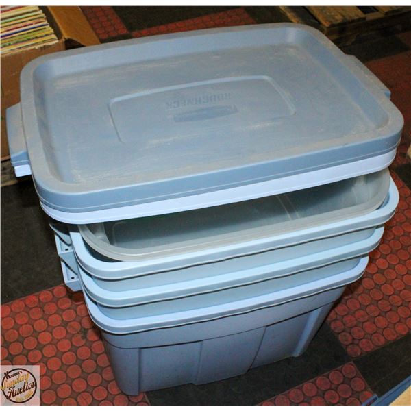 PLASTIC STORAGE TUBS