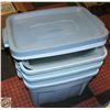 Image 1 : PLASTIC STORAGE TUBS