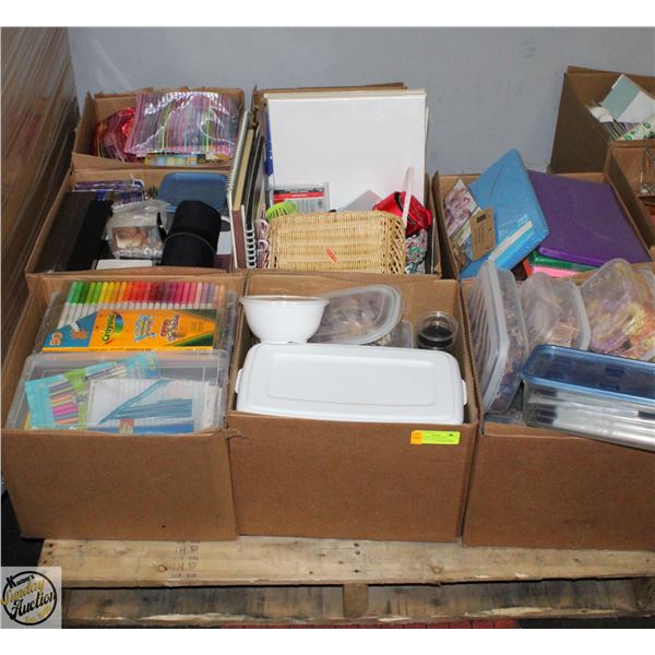 PALLET FULL OF QUALITY CRAFTING SUPPLIES INCLUDES