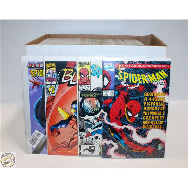 SHORT BOX SPIDERMAN COMICS