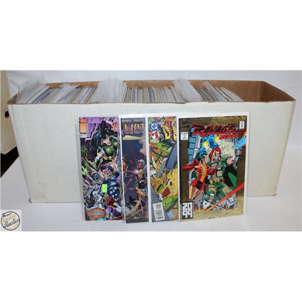 LONG BOX OF ASSORTED COMICS