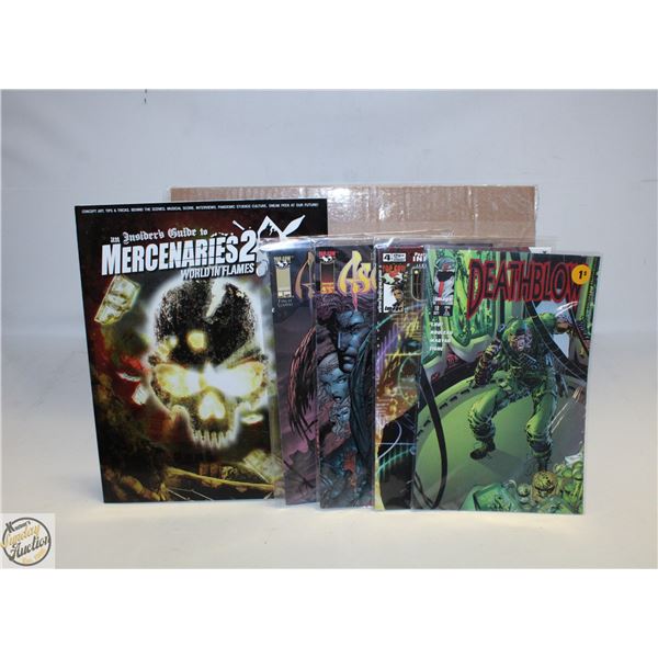 SHORT BOX W/150+ MARVEL/DC/INDIE (DARK HORSE,IMAGE