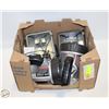 Image 1 : 2 RECHARGABLE SPOT LIGHTS CORDS AND