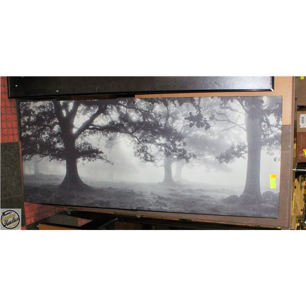 22" X 55" FOGGY ORCHARD PICTURE