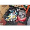Image 1 : CIVIL ENFORCEMENT - BIN OF TOOLS AND COMPRESSOR