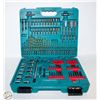 Image 1 : MAKITA HARD CASED DRILL BITS+SOCKETS MOST UNUSED