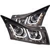 Image 1 : NEW ANZOUSA BLACK/CLEAR BAR STYLE PROJECTOR HEADLI