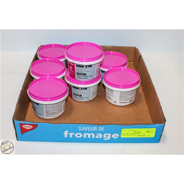 LOT OF 8 SHUR STICK FEATHERWEIGHT SPAKLING