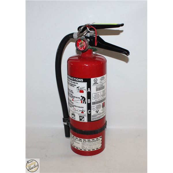 FULLY CHARGED FIRE EXTINGUISHER