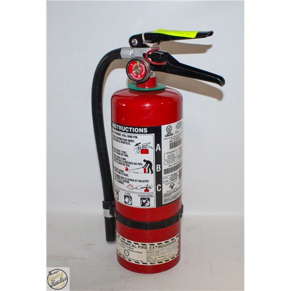 FULLY CHARGED FIRE EXTINGUISHER