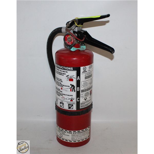 FULLY CHARGED FIRE EXTINGUISHER