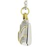 Image 4 : 14K TT Gold 1.25 ctw Diamond Functional Purse Charm Pendant w/ 25" Rolo Chain