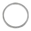 Image 2 : Antique 18K Gold 2.1mm Textured w/ Polished Sections Eternity Stack Band Rin