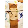 Image 5 : Louis Vuitton White Multicolor Monogram Leather Speedy 30 Satchel Bag