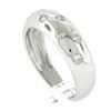 Image 2 : 14K Gold 0.18 ctw Round Brilliant Burnish Set Diamond 5.9mm Polished Stack Band