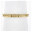 Image 1 : Antique 14k Yellow Gold Detailed Engraved Floral Work Eternity Stack Band Ring