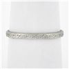 Image 1 : Antique Art Deco Platinum 1.9mm Engraved Textured Wheat Work Stackable Band Ring