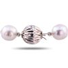 Image 2 : 9MM to 11MM Silver South Sea Cultured Pearl with 14K White Gold Clasp (GIA CERTI