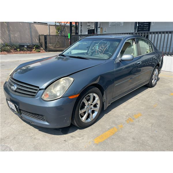 INFI G35 2006 APP  DUP/T-DON