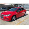Image 1 : CHEV CRUZE 2016 T-2 DAYS