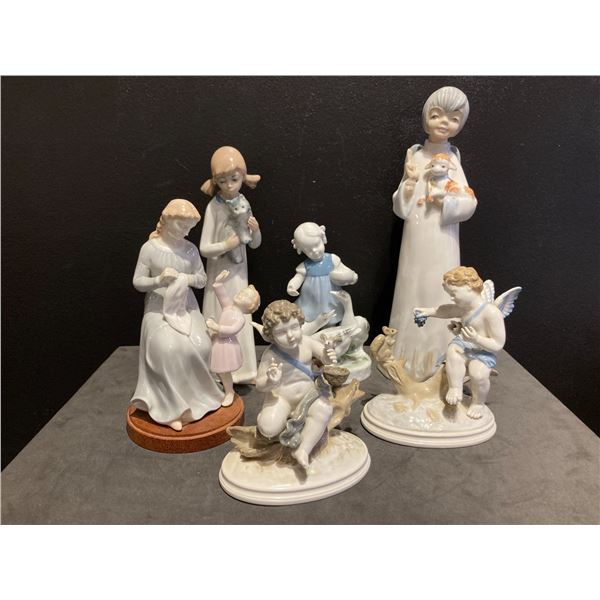Six Porcelain Figurines