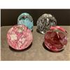 Image 1 : Four Art Glass Paper weights